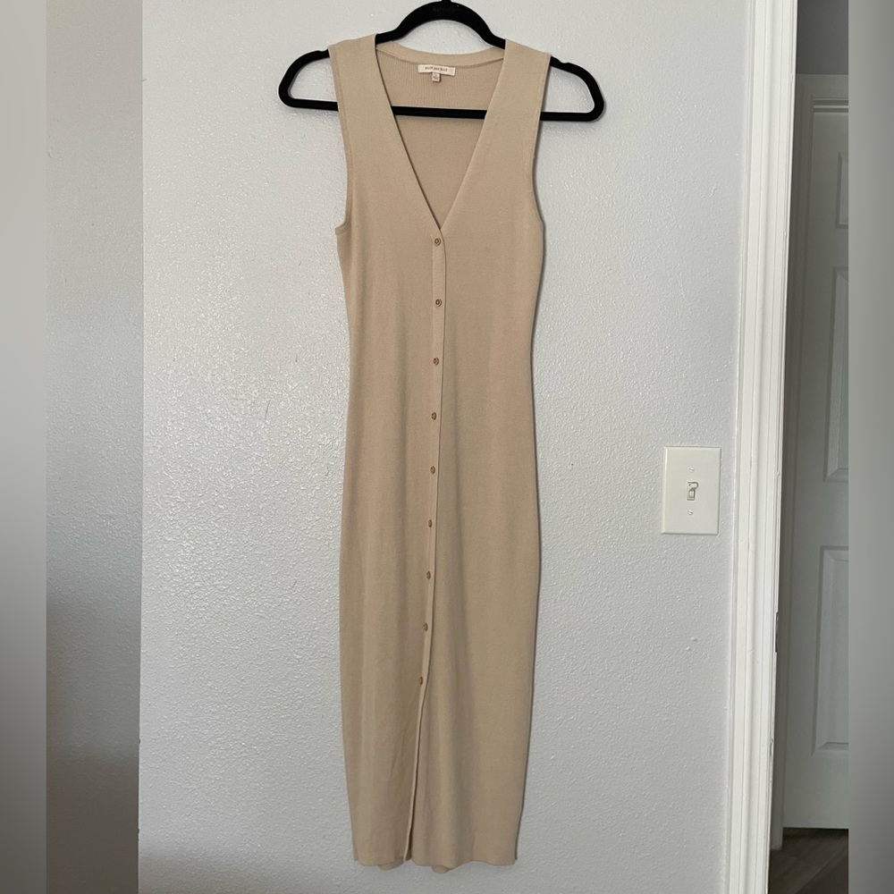 PinkBlush Maternity Dress. Sleeveless, Midi Length, Size Small.